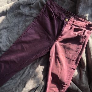 American Eagle Burgundy pants